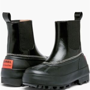 Proenza Schouler Glossy Black Rain Boots